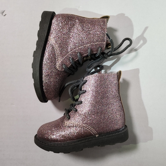 Carter Toddler Glitter lace-up boots - Picture 1 of 8